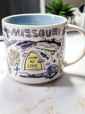 Starbucks Been There Series Missouri Mug Retired 14oz Show Me State Cup